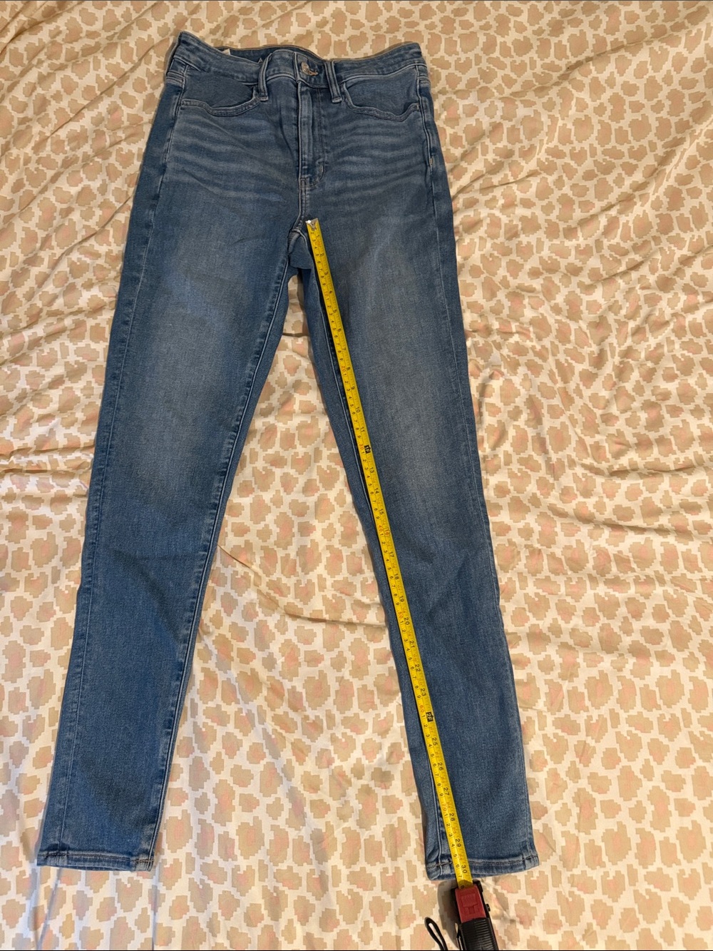 American Eagle Outfitters Skinny Jeans in Dark Blue
